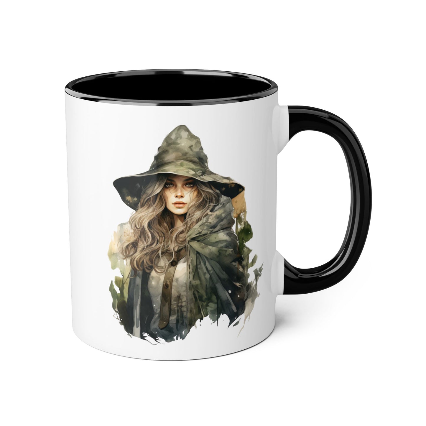 Witchy Vibes Accent Mug - 11oz Coffee Cup with Enchanting Caffeine Design